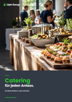 Titelseite LieferZwerge Catering-Katalog